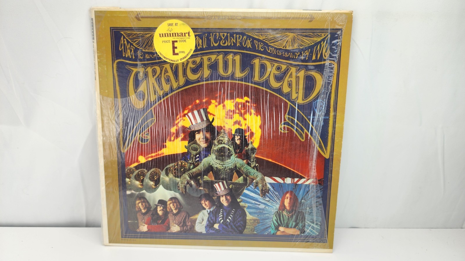 GRATEFUL DEAD DEBUT SELF TITLED WARNER LP 1967 FIRST PRESS SHRINK VG++ EX 🔥 