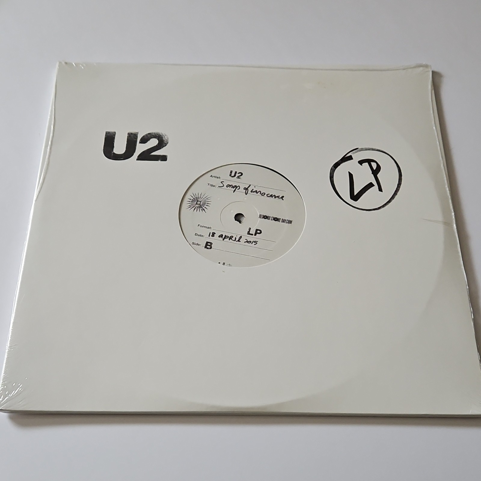 U2 Songs of Innocence Limited Edition LP Vinyl B0022855-01