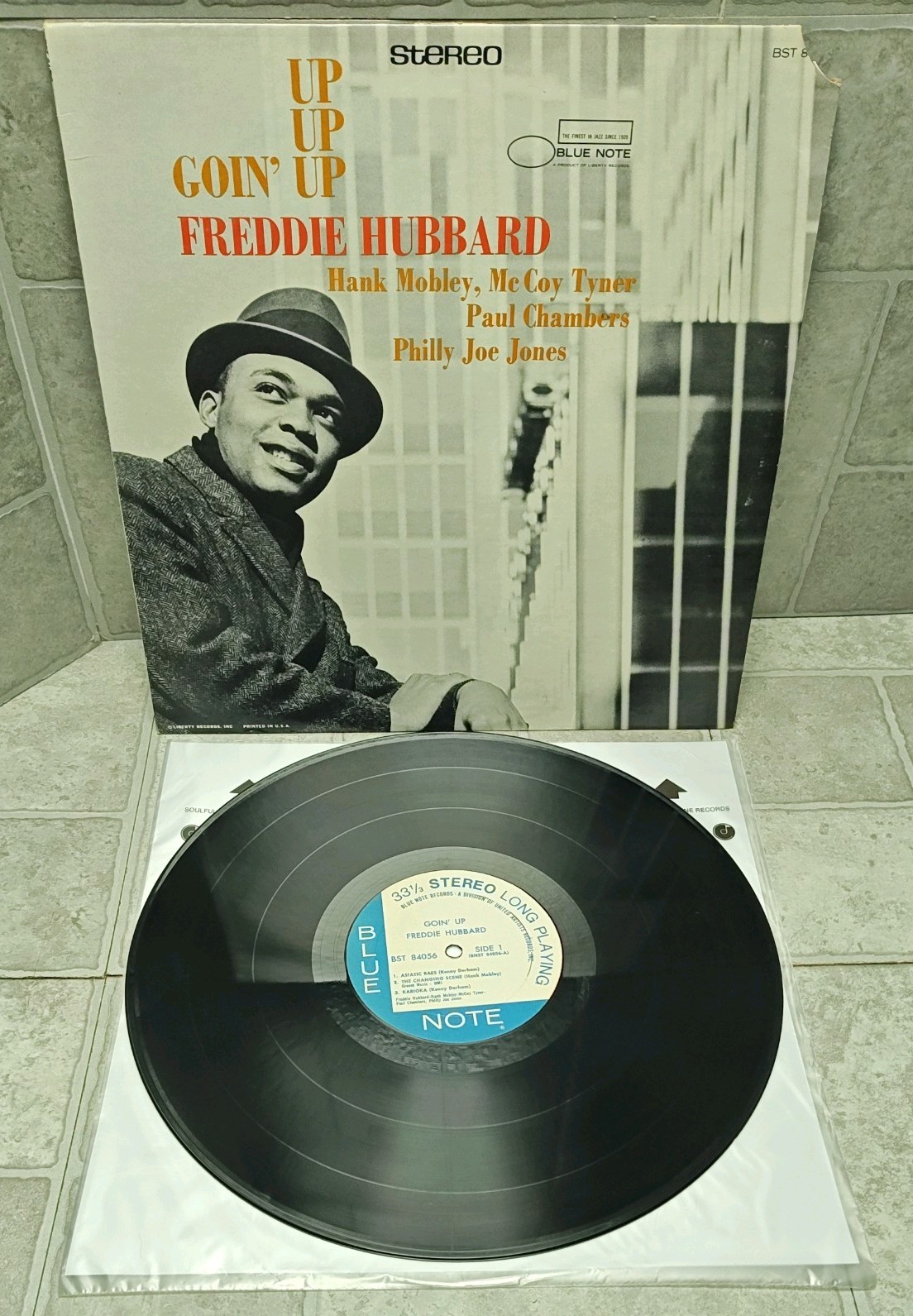 EXC Freddie Hubbard Goin\' Up Blue Note BST 84056 1972 Repress Record LP Vinyl