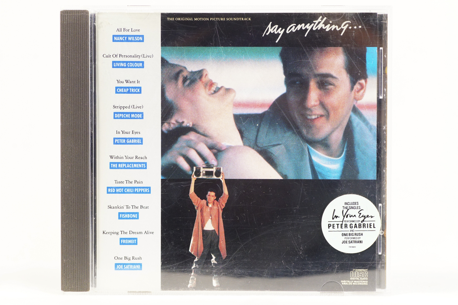 Say Anything Original Motion Picture Soundtrack 1989 PK-45140 VG+ Condition