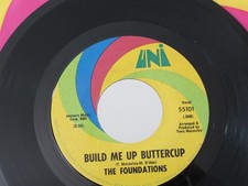 45 RECORD - THE FOUNDATIONS - BUILD ME UP BUTTERCUP picture