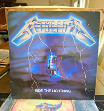 Metallica Ride The Lightning Vinyl LP 1984 1st UK Press MFN 27 MISPRINT VG+/VG picture