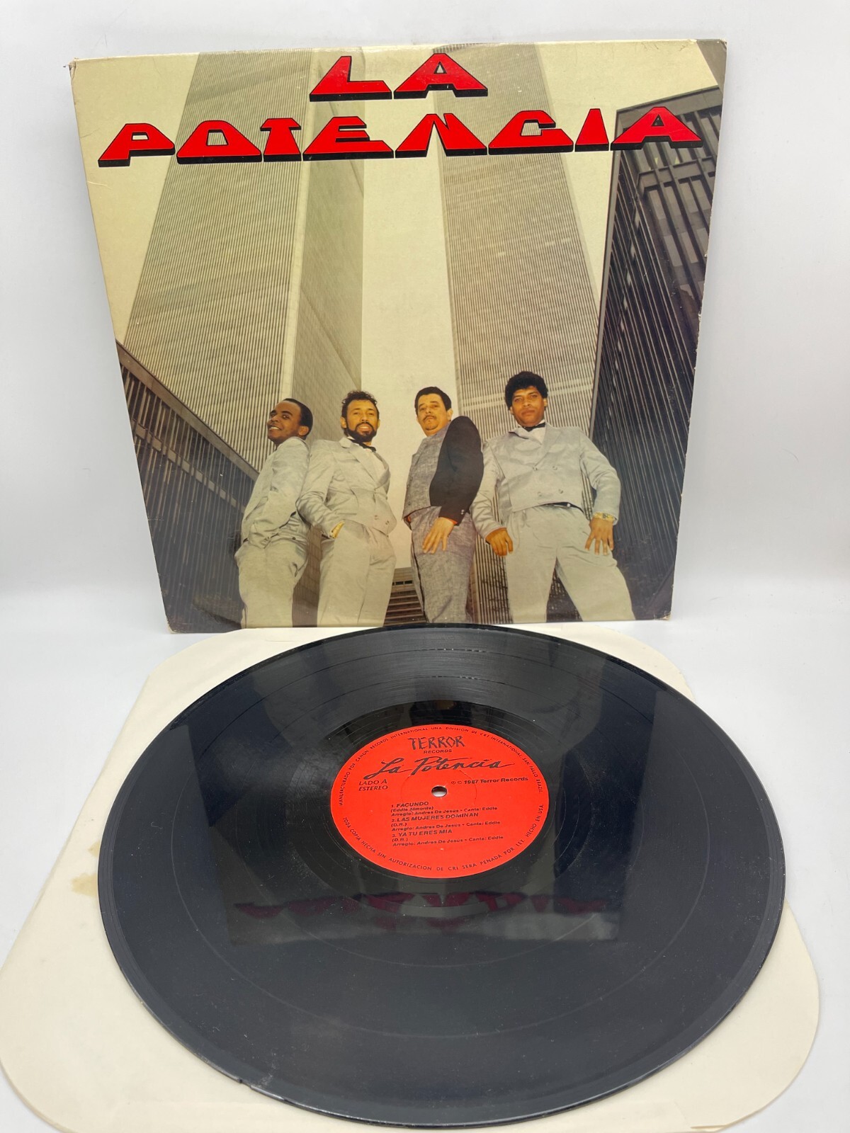La Potencia LP Self Titled 1987 Terror Records TR-1752 Latin Brazil LP