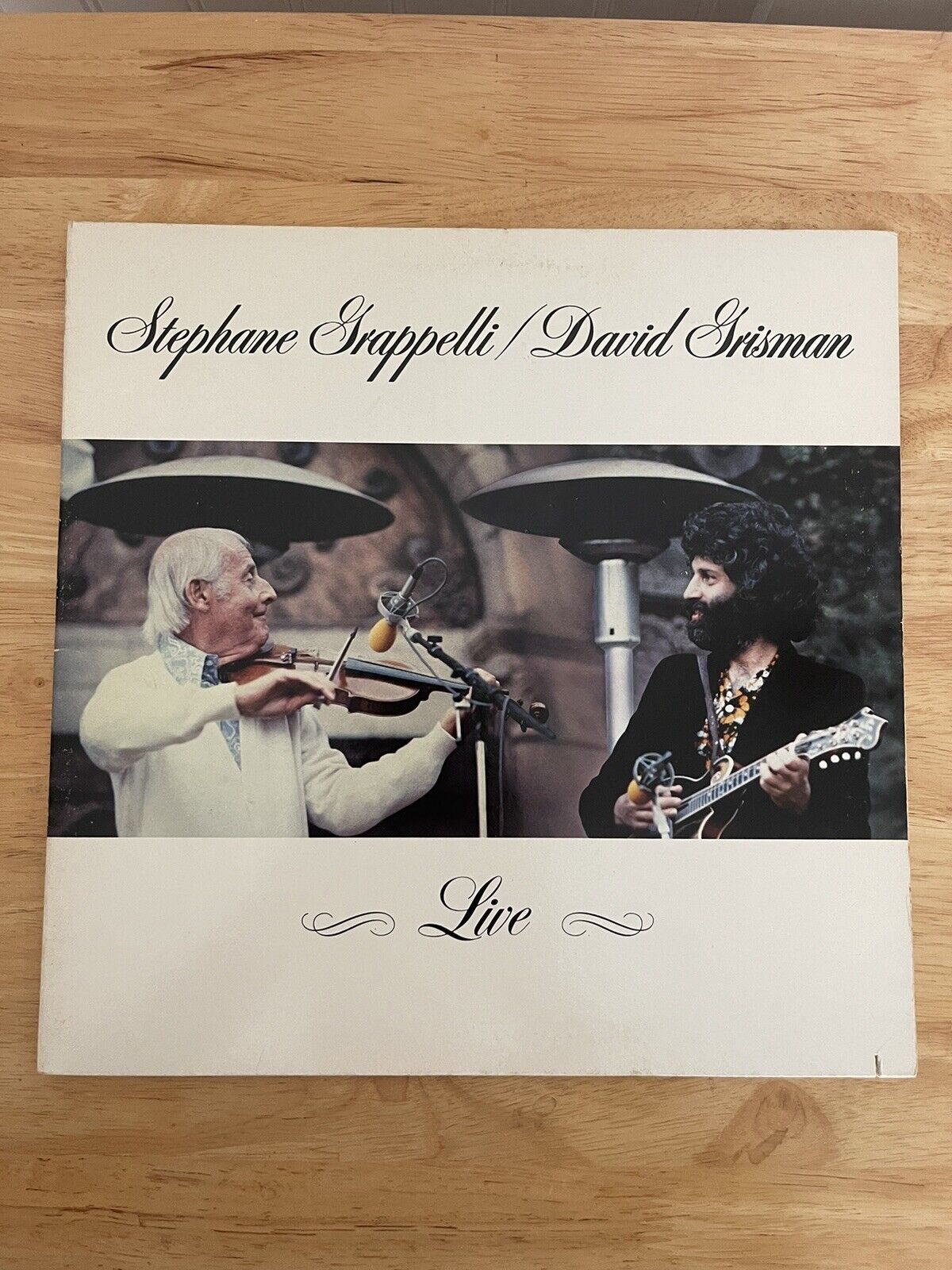 Stephane Grappelli / David Grisman ‘ Live ‘ Vinyl LP BSK 3550 Warner US 1981 VG