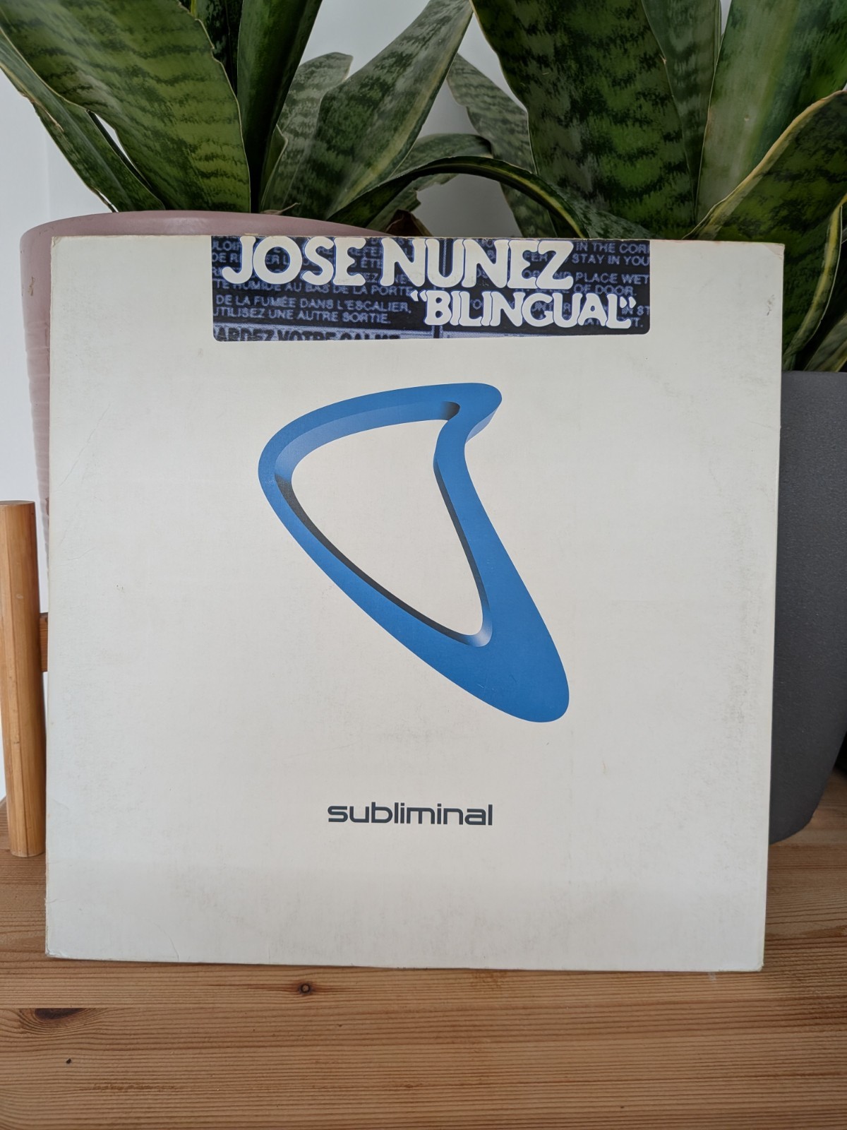 House Music - Jose Nunez - Billingual on Subliminal Records - Used 12\