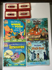 Vintage Walt Disney Storyteller/Read Along Kids Cassette Tapes and Books picture