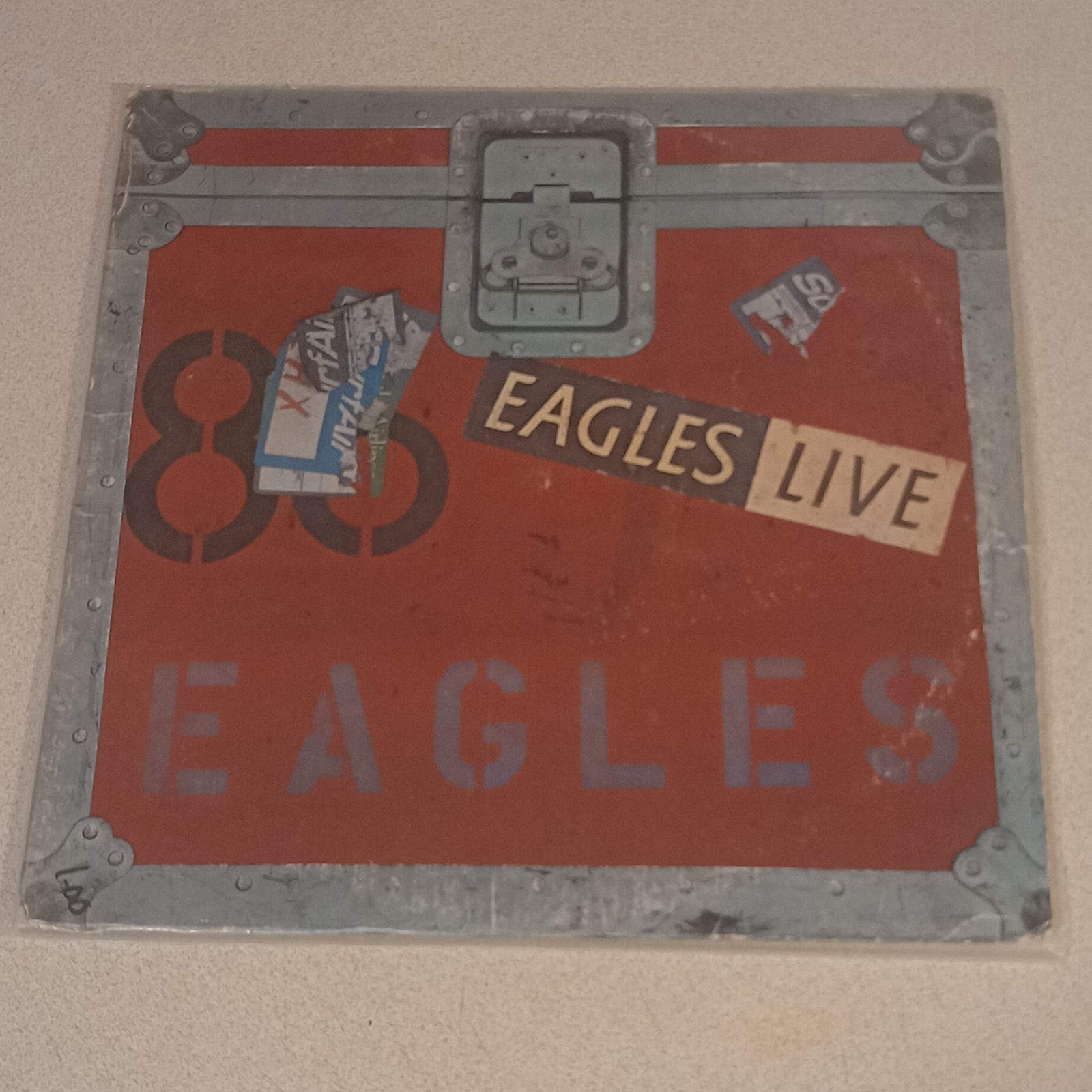 EAGLES LIVE ASYLUM BB 705 RECORDS SLEEVES VINYL 2 LP RECORD 1980