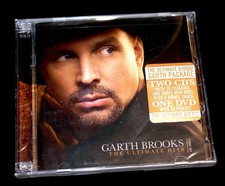 SEALED-NEW Garth Brooks The Ultimate Hits (2 CDs + 1 DVD) Collectors Series Best picture