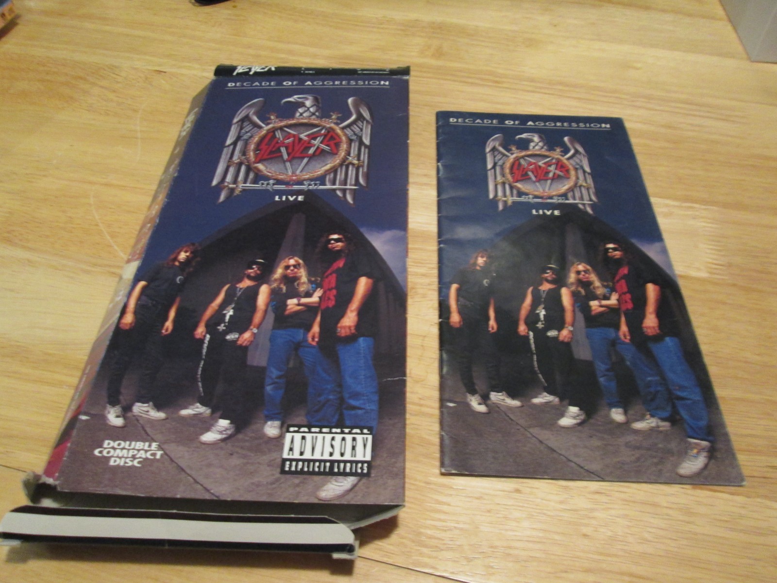 Slayer - Live Decade Of Aggression Rare Longbox NO CD Hard To Find