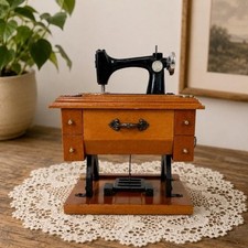 Vintage Berkeley Designs Sewing Machine Music Box My Favorite Things Working picture