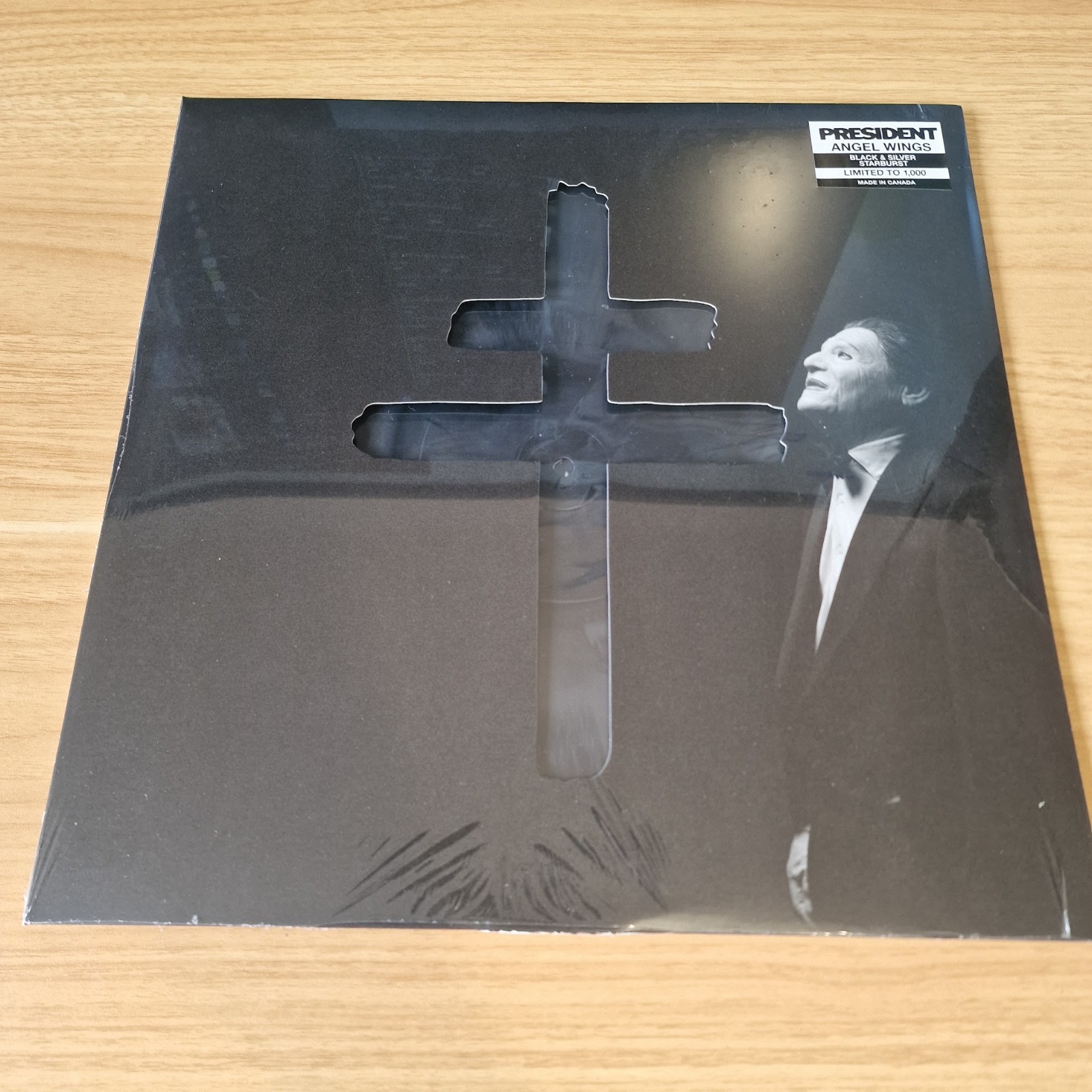 PRESIDENT Angel Wings Vinyl LP | Black & Silver Starburst | Limited /1000 NEW 🚚