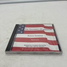 Randall Thompson Frostiana The Testament of Freedom CD New York Choral Society picture