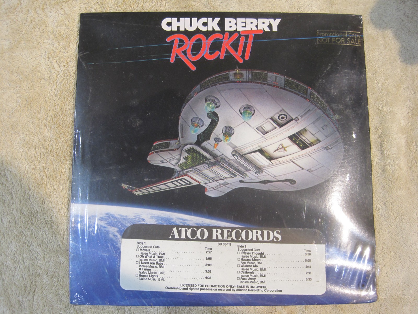 Chuck Berry Rock It vinyl LP FACTORY SEALED PROMO