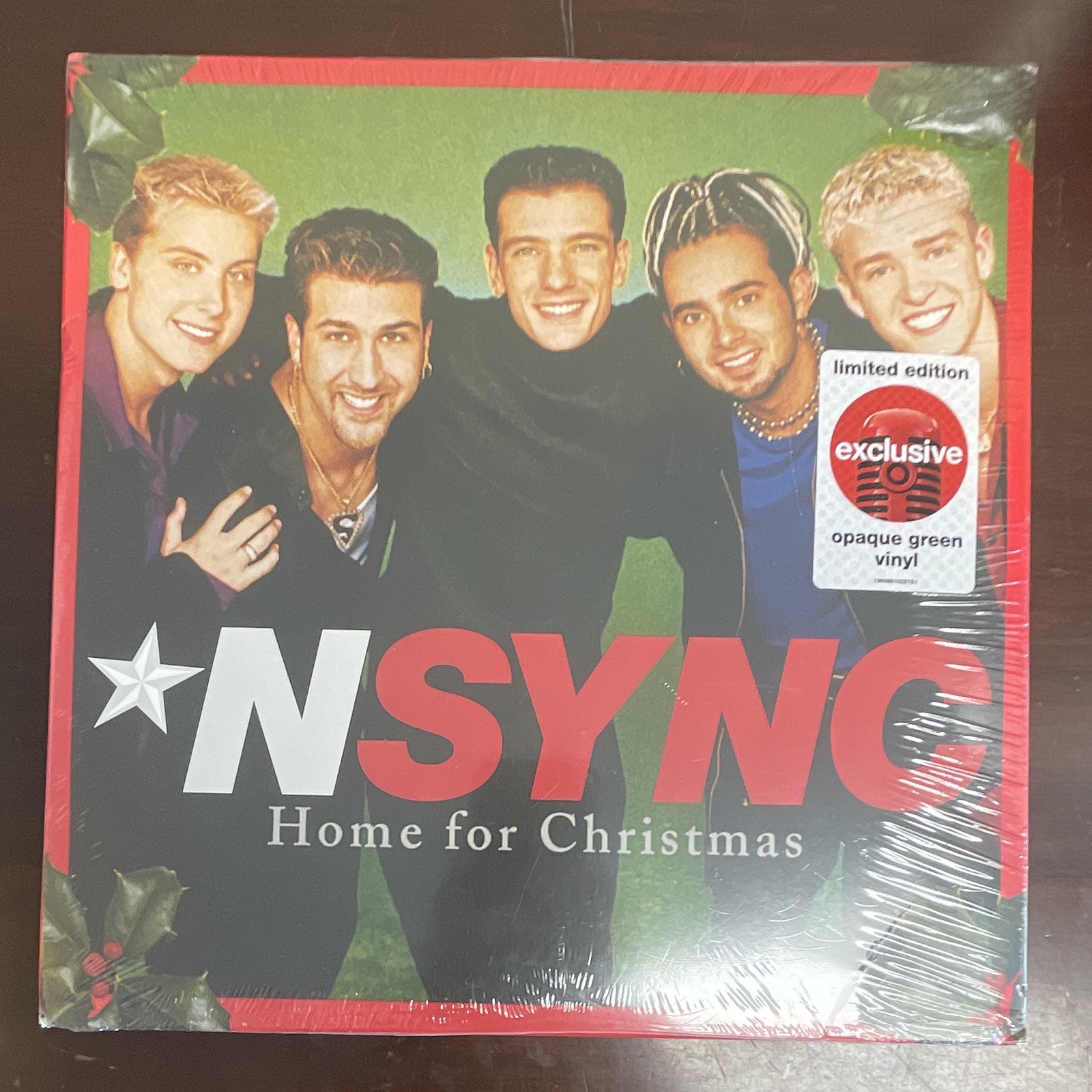 *NSYNC Home for Christmas Limited Edition Sealed Opaque Green 12\