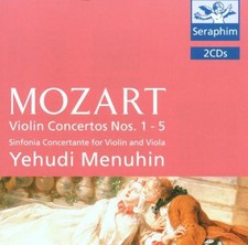 Violin Concertos 1-5 - Audio CD By Wolfgang Amadeus Mozart - GOOD picture