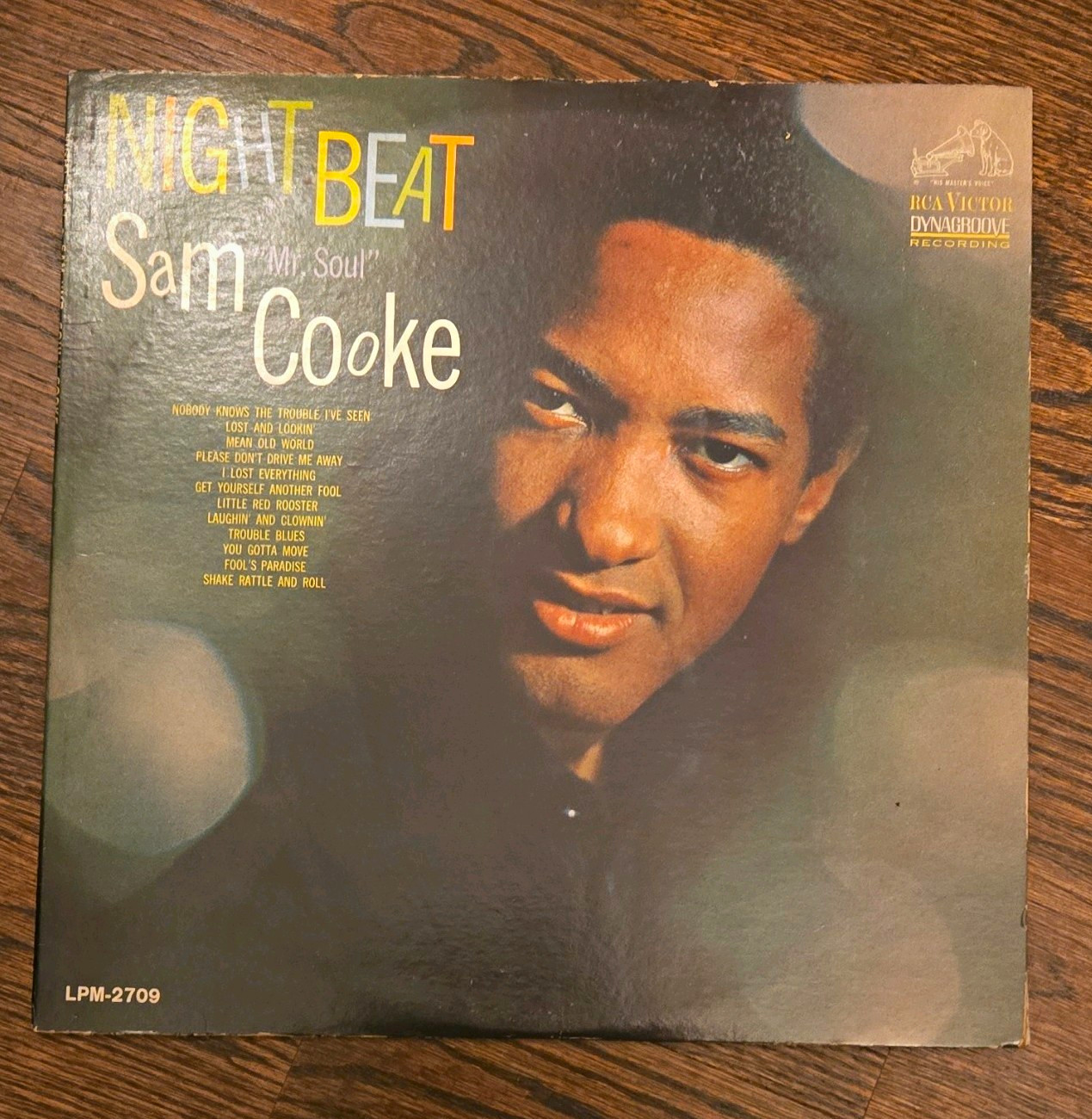 Sam Cooke – Night Beat Vintage Vinyl LP (1963 US Mono, RCA Victor LPM-2709)