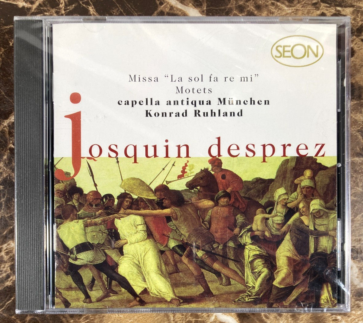 Capella Antiqua Munchen CD Josquin Desprez Missa La Sol Fa Re Mi Konrad Ruhland