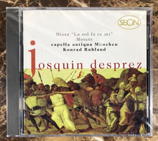 Capella Antiqua Munchen CD Josquin Desprez Missa La Sol Fa Re Mi Konrad Ruhland picture