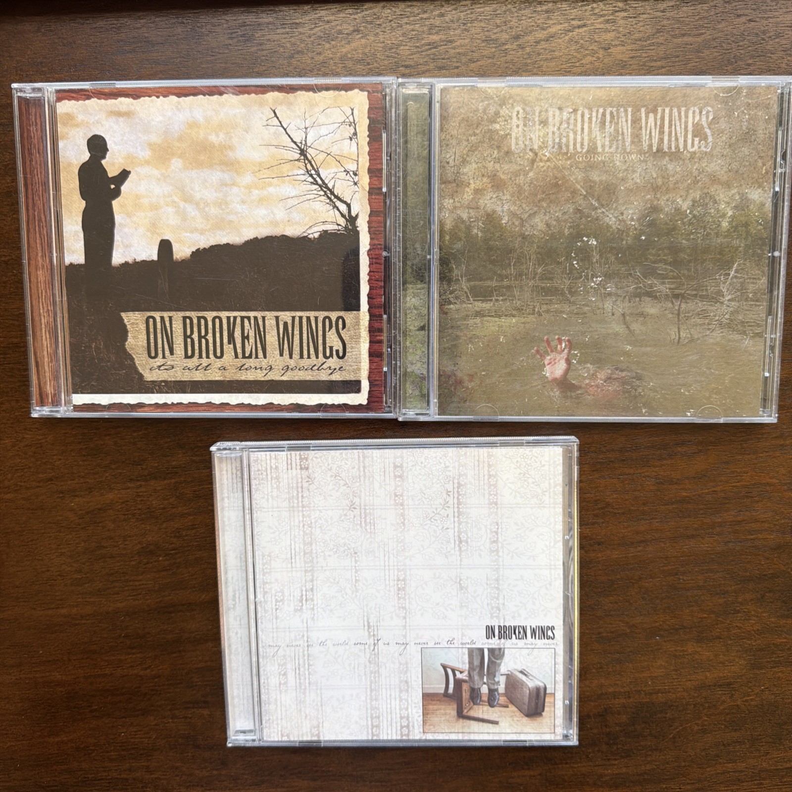 On Broken Wings CD Lot Some Of Us May Never See The World Going Down Long Goodby