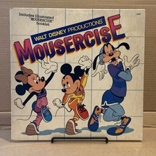Walt Disney Productions' MOUSERCISE 1982 LP Vinyl Record 62516 w/ Booklet picture
