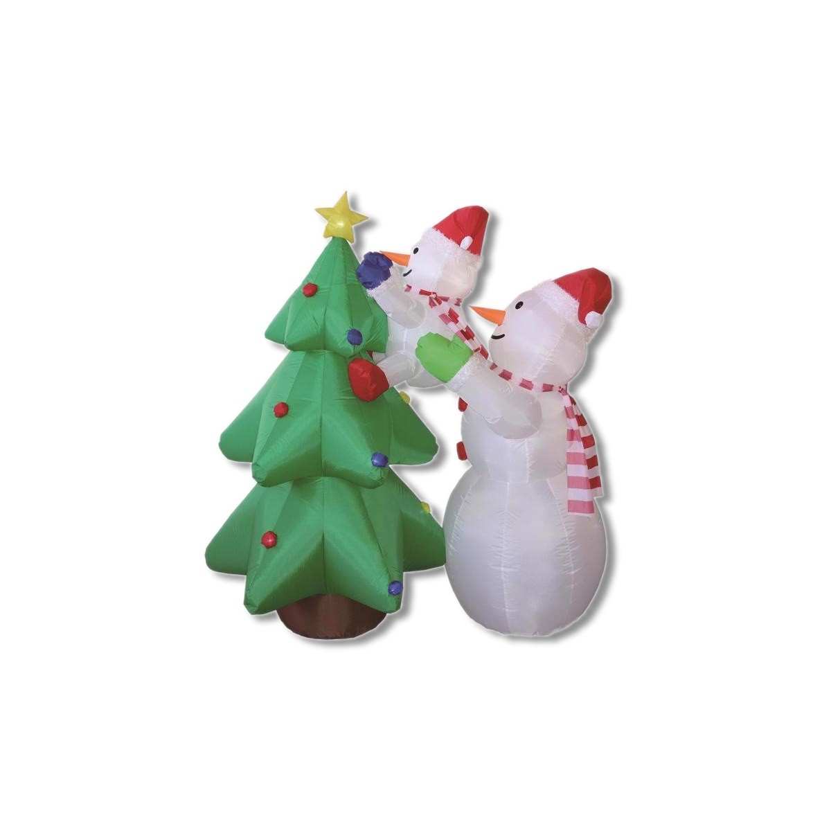 Celebrations Snowman with Tree 6 ft. Inflatable 23MY0519