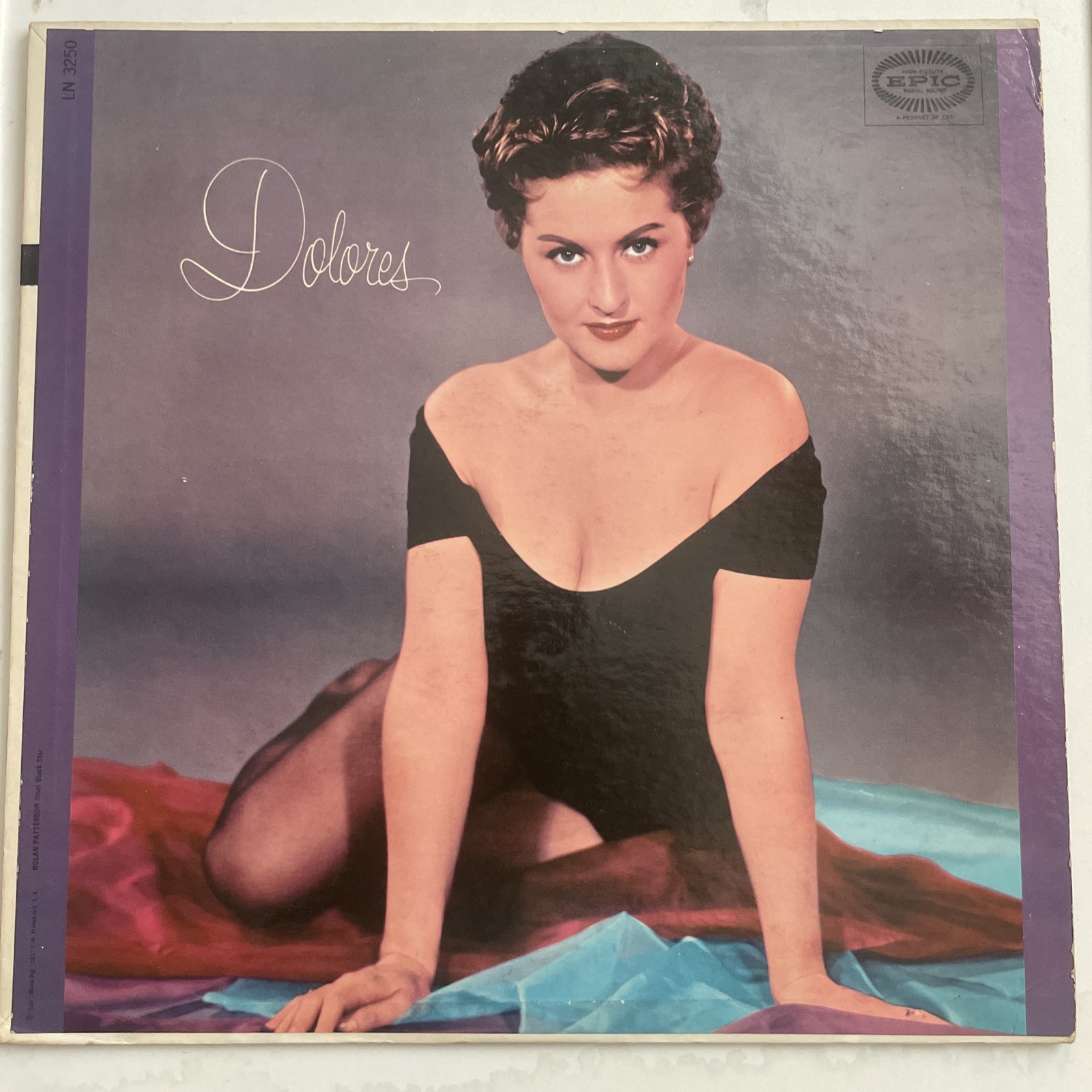 Dolores Hawkins 1956 Epic LN 3250 Vinyl LP jazz vocal cheesecake