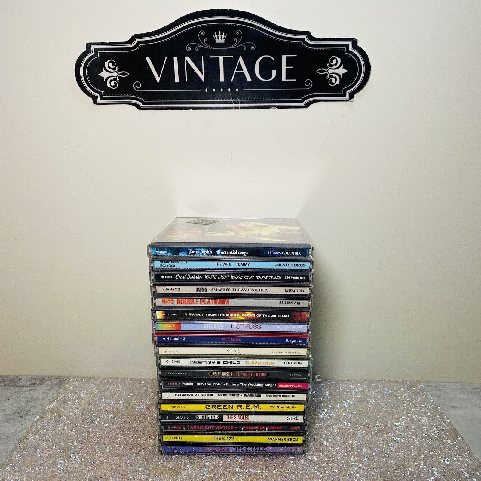 Vintage Rock & Roll, New Wave & POP CD’s 1980’s - 2000’s Like New No Scratches.
