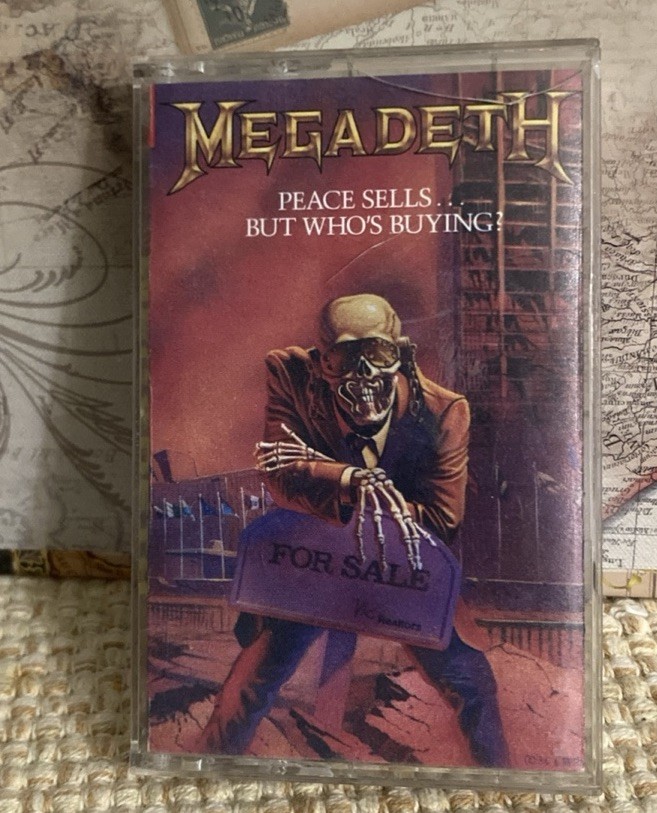 Megadeth: Peace Sells... But Who\'s Buying? 1986 USA Cassette Tape C4-46370