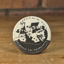 Vintage Adam And The Ants Antmusic For Sexpeople Pin Badge Punk New Wave picture