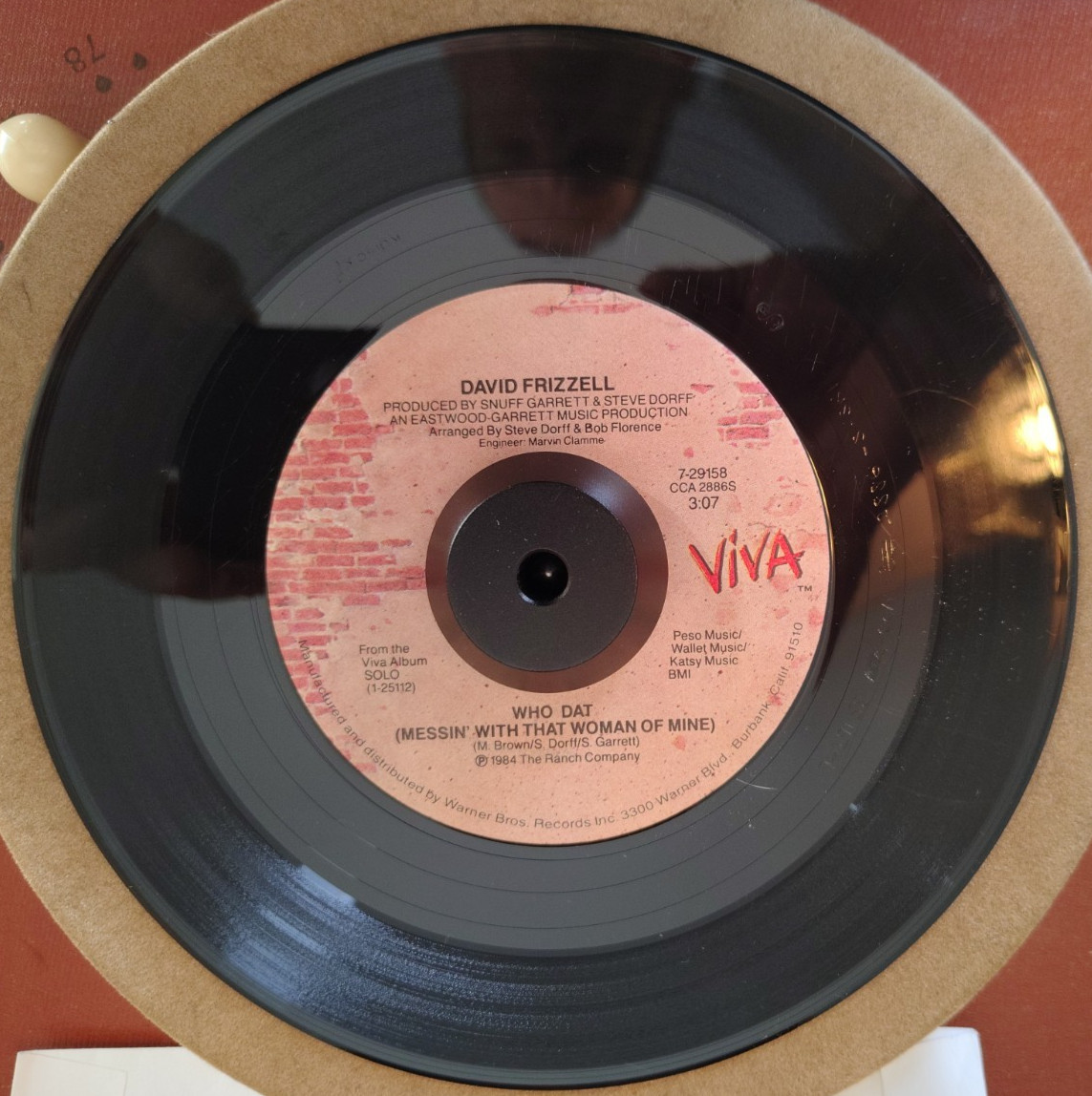 David Frizzell No Way Jose / Who Dat 45 Viva 7-29158 1984 Country