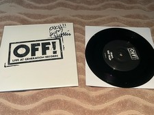 OFF “LIVE AT GENERATION RECORDS” KEITH MORRIS-SIGNED 7” M/M picture