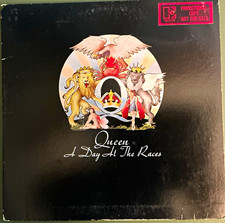 Queen A Day At The Races LP 1976 Elektra 6E-101 WHITE LABEL PROMO WLP VG+ picture