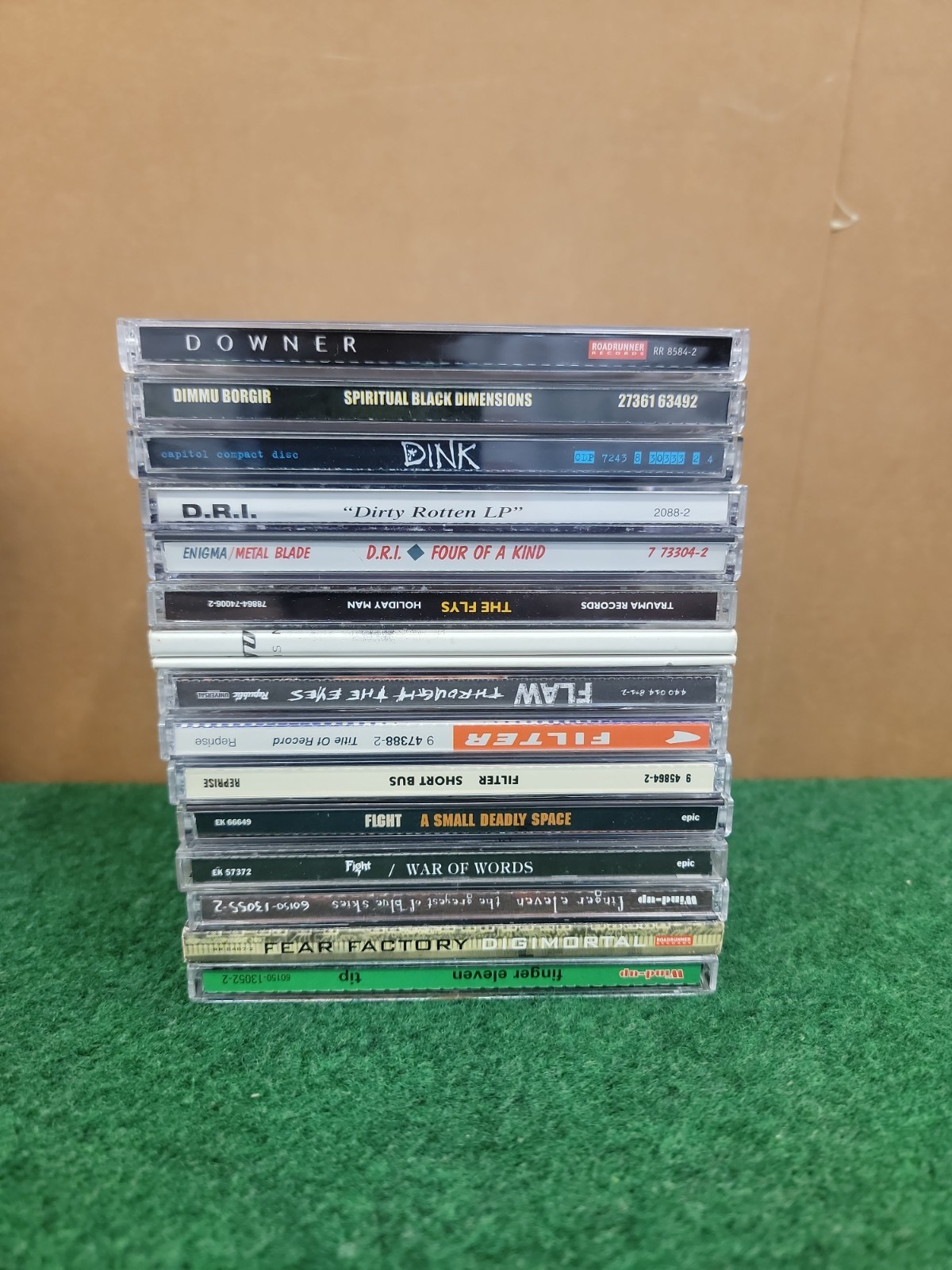 Lot of 14 Rock/Metal 90s-00s CDs: Filter, Fear Factory, Dimmu Borgir, D.R.I. VG
