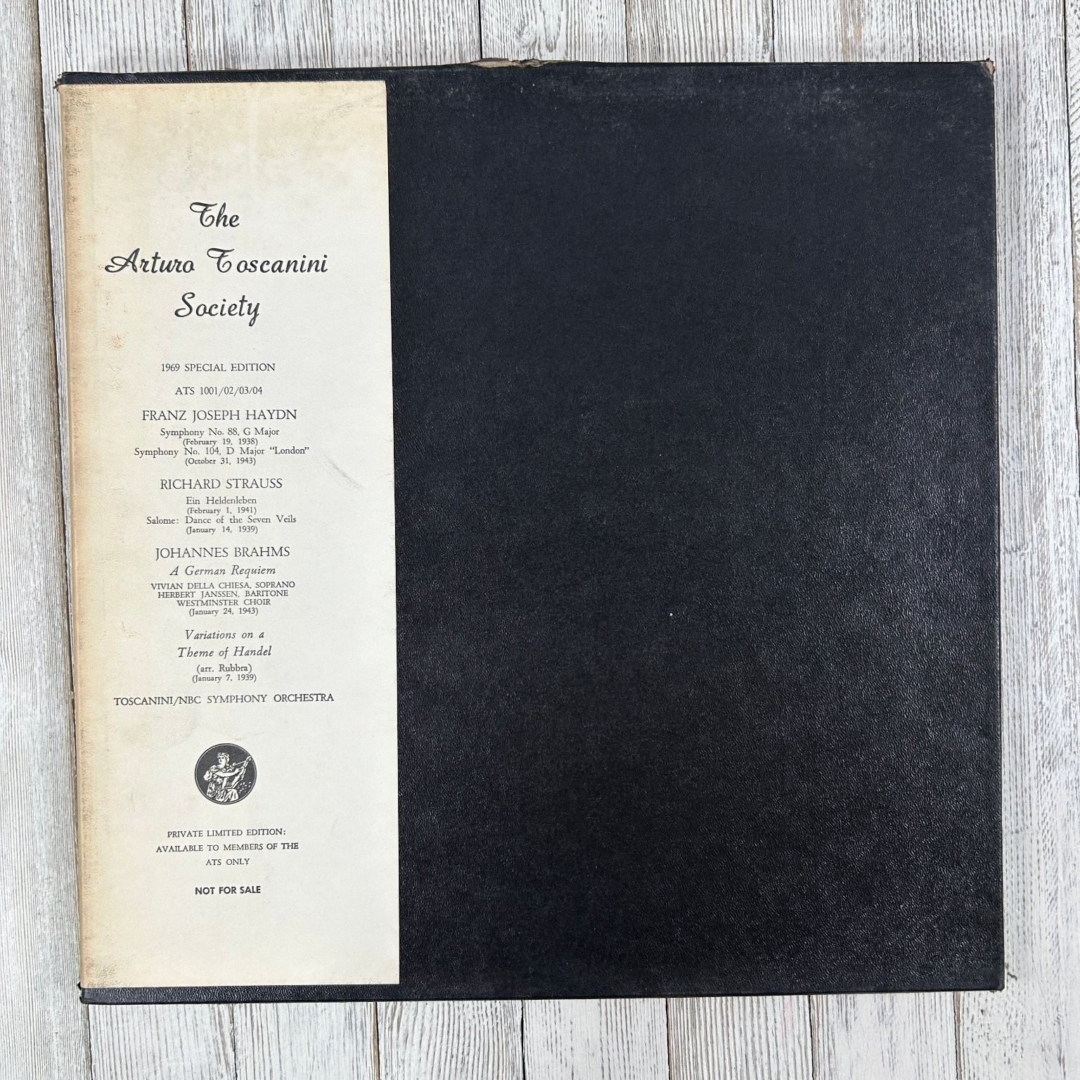 Toscanini NBC Symphony Orchestra 1969 Special Edition Box Set Classical LP