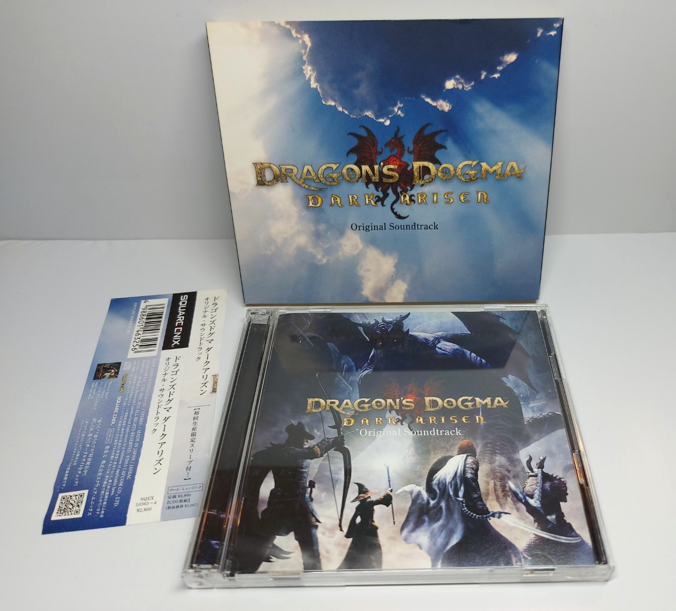 Dragon\'s Dogma Dark Arisen Original Soundtrack with sleeve OBI OST CD Japan ver.