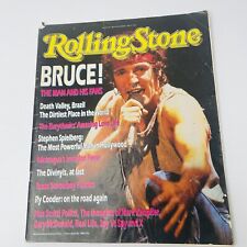 VINTAGE  Rolling Stone Magazine- Music Bruce Springsteen 1985 #392 picture