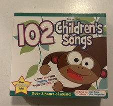 NEW 102 Children's Songs Kids Music Toddlers Preschool Fun [Audio CD, 3-discs] picture