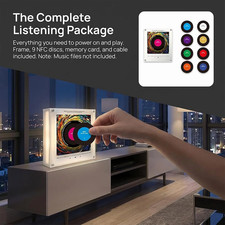 Magnetic Fridge Music Player Fridge Magnet Magnets Programmable Vintage Vinyl picture