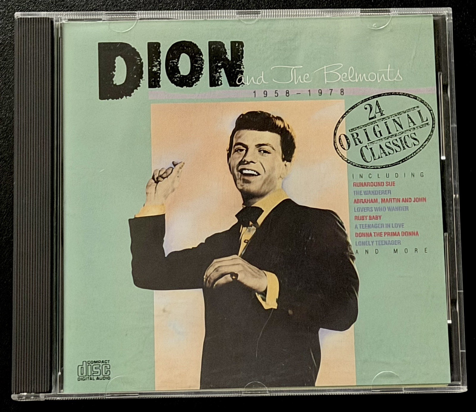 Dion and The Belmonts 1958-1978 CD (24 Original Classics) (CD, 1984, Arista)