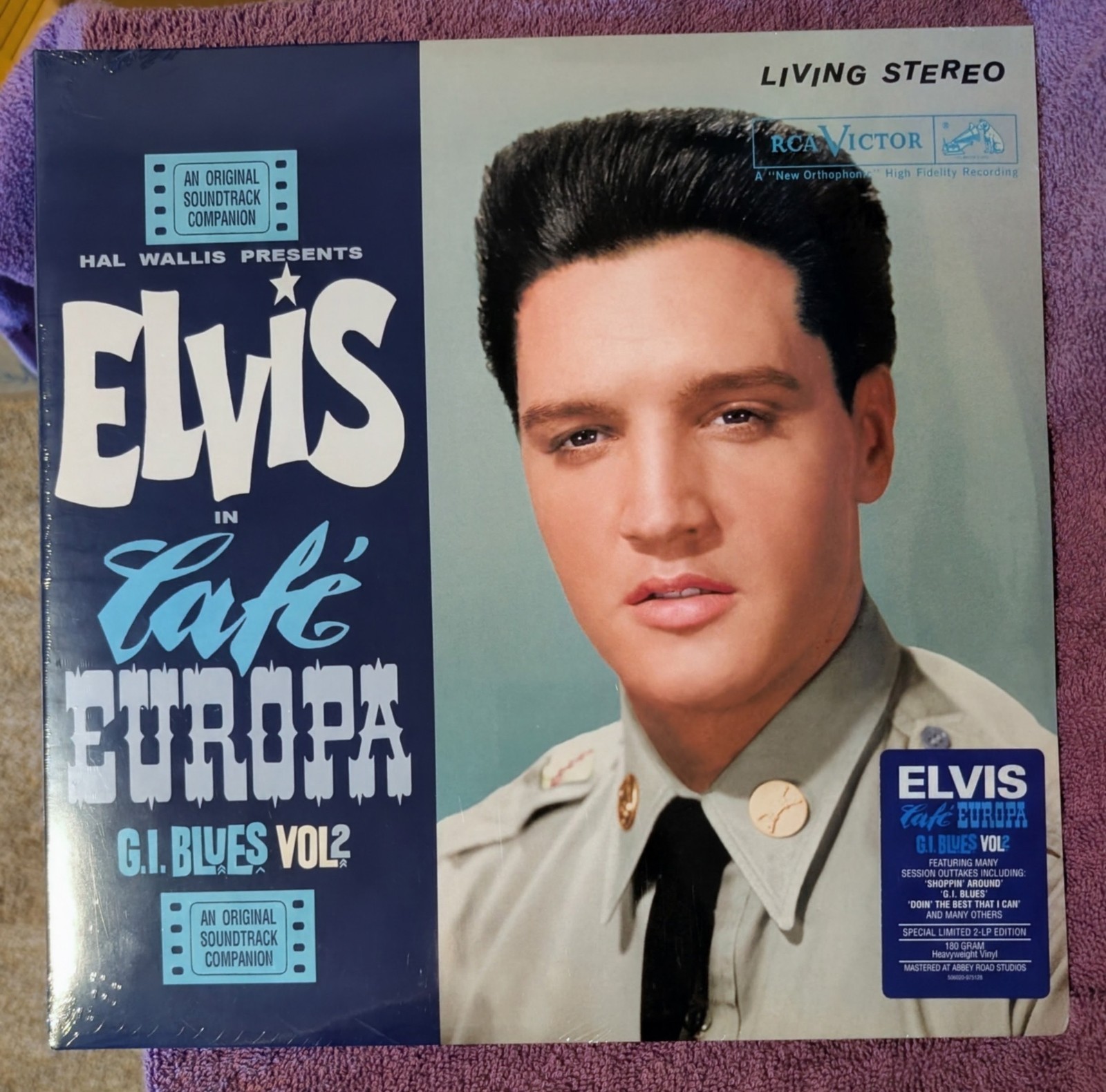 Rare Factory Sealed Cafe Europa / G.I. Blues #2 - 180 gr.  Vinyl - RCA/BMG