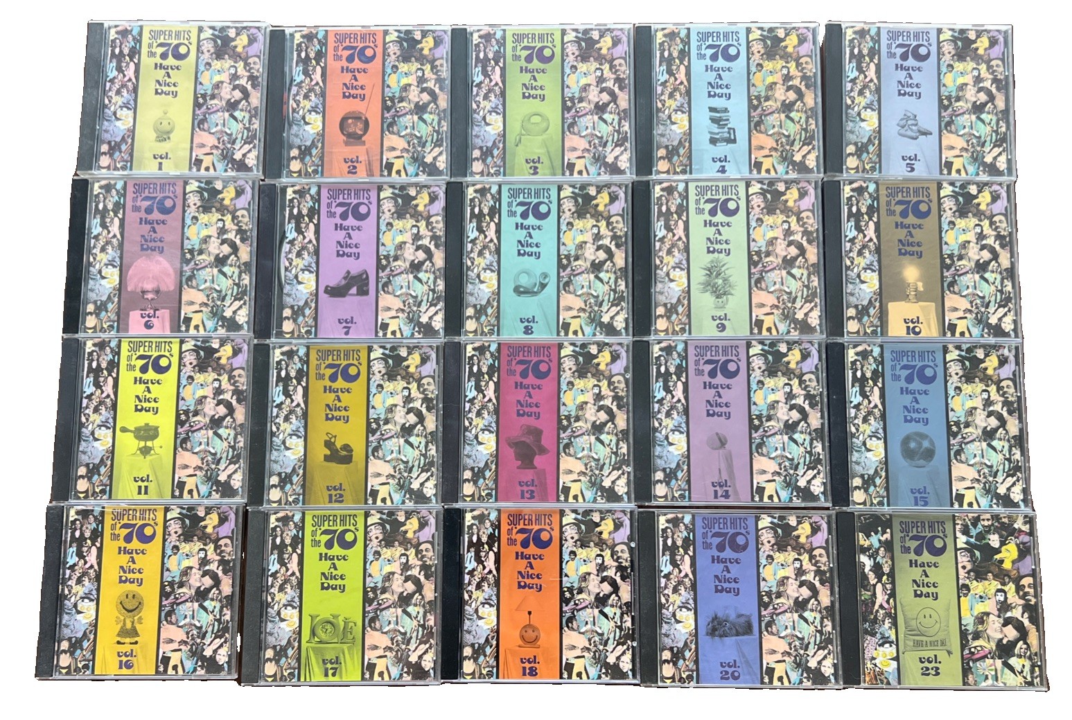 Super Hits Of The '70s: Have a Nice Day Vols.1-18, 20 & 23 Set Rare Collection