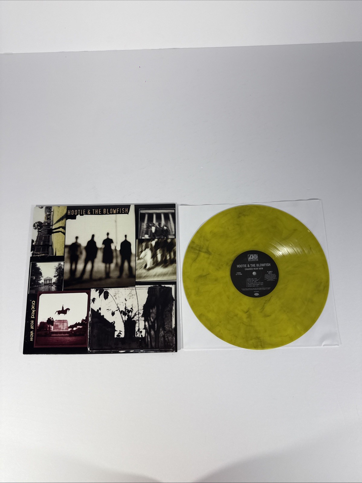 HOOTIE & THE BLOWFISH Cracked Rear View (Record 2017) Used Yellow Black Swirl