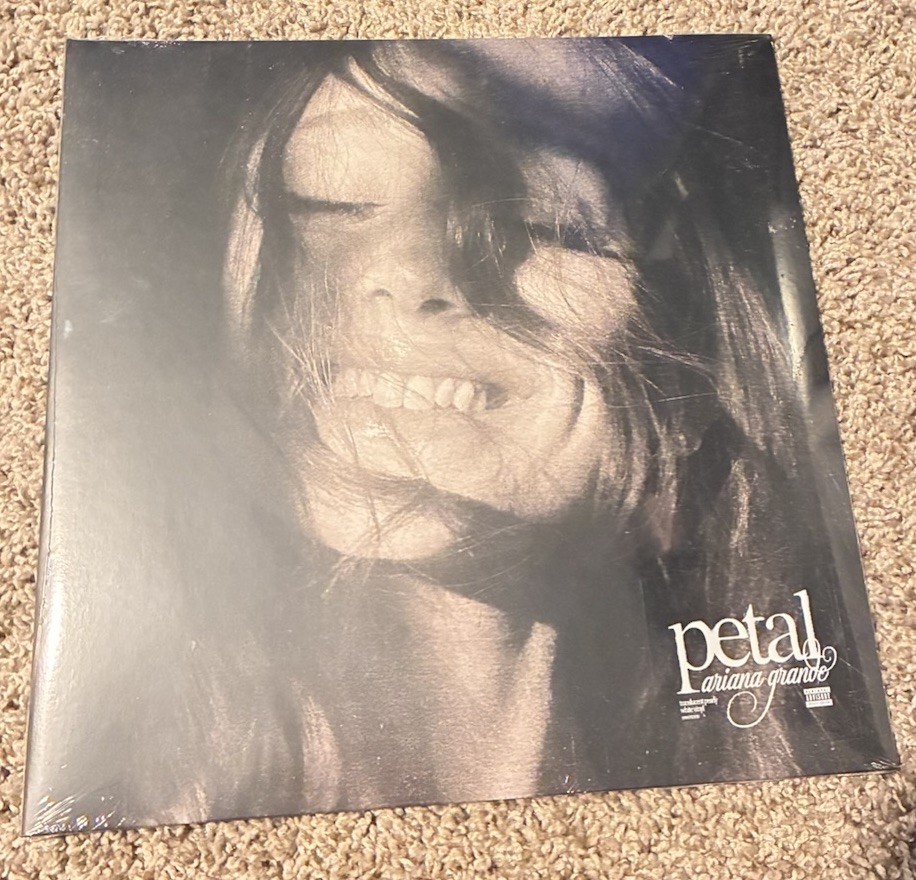 petal translucent pearly white lp (signed) Ariana Grande Sealed Vinyl