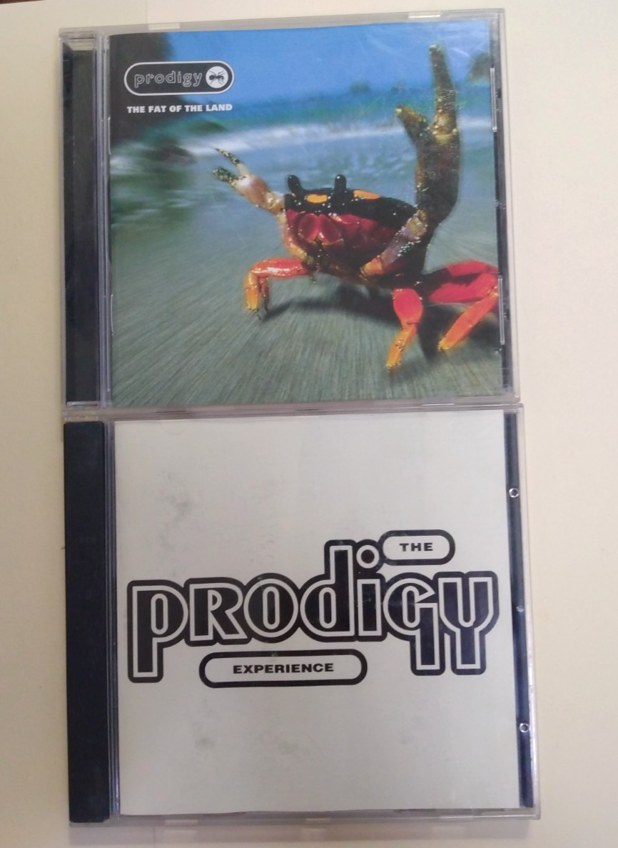 THE PRODIGY - 2 CD lot Fat of the Land / Experience XL orig 90s