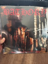BATHORY - Under the Sign of the Black Mark, Import RED VINYL LP NEW Black Metal  picture