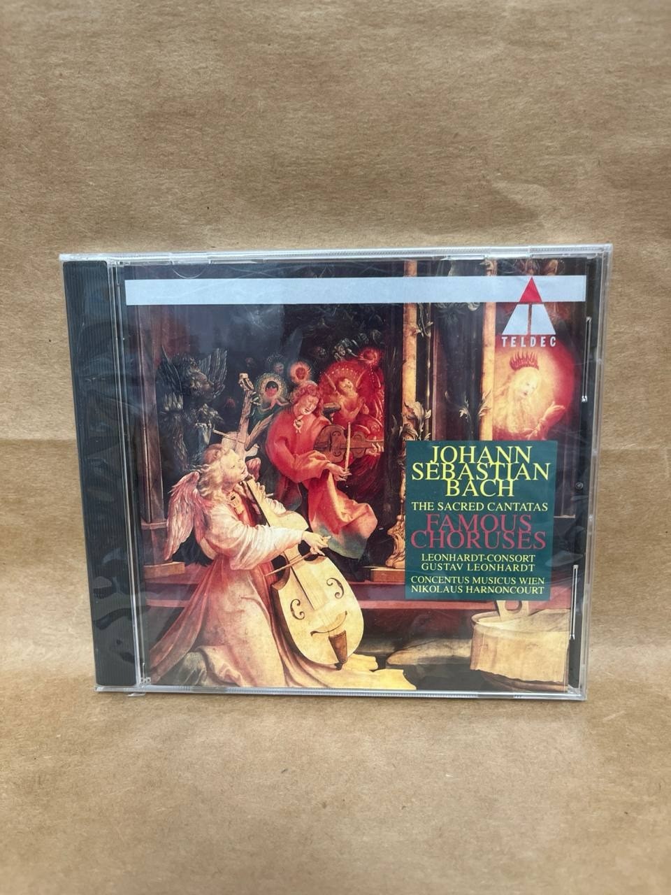 J.S. Bach Famous Choruses Sacred Cantatas CD Teldec Harnoncourt Leonhardt NEW