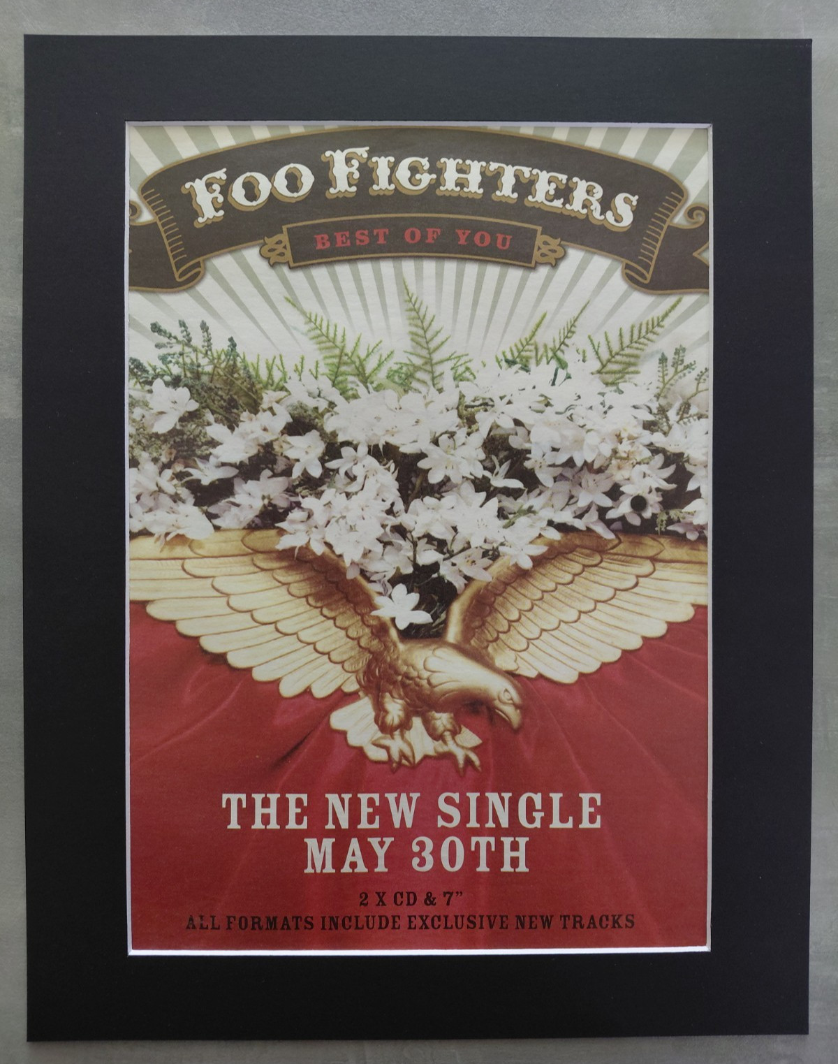 Foo Fighters Best Of You Promo Original Advert Mounted 14x11 Inches