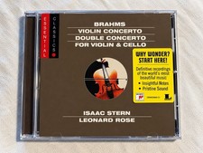Brahms Violin Double Concertos CD Isaac Stern Leonard Rose Sony SBK 89835 SEALED picture