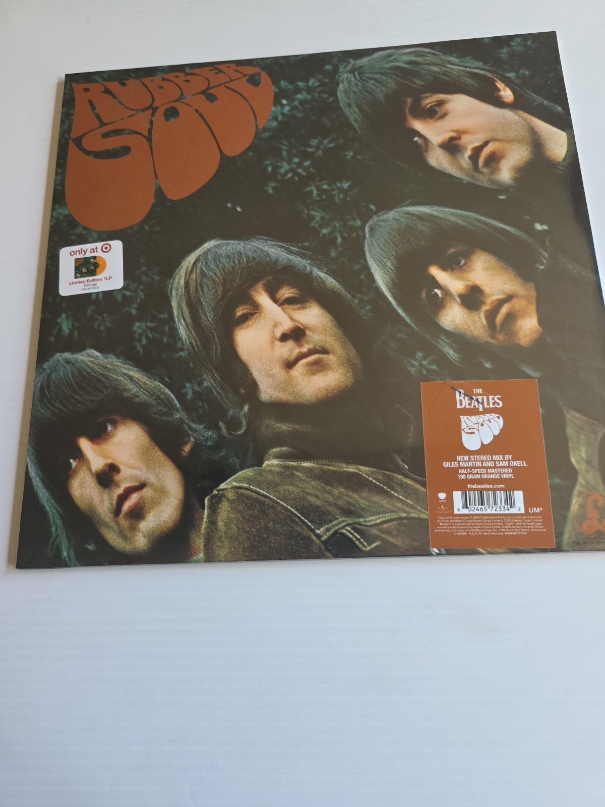 THE BEATLES RUBBER SOUL TARGET Orange Vinyl Record LP 1/2 Speed 2026 SOLD OUT
