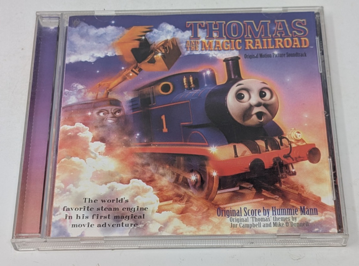 Thomas and the Magic Railroad Movie Soundtrack Music CD 2000 Hummie Mann VTG